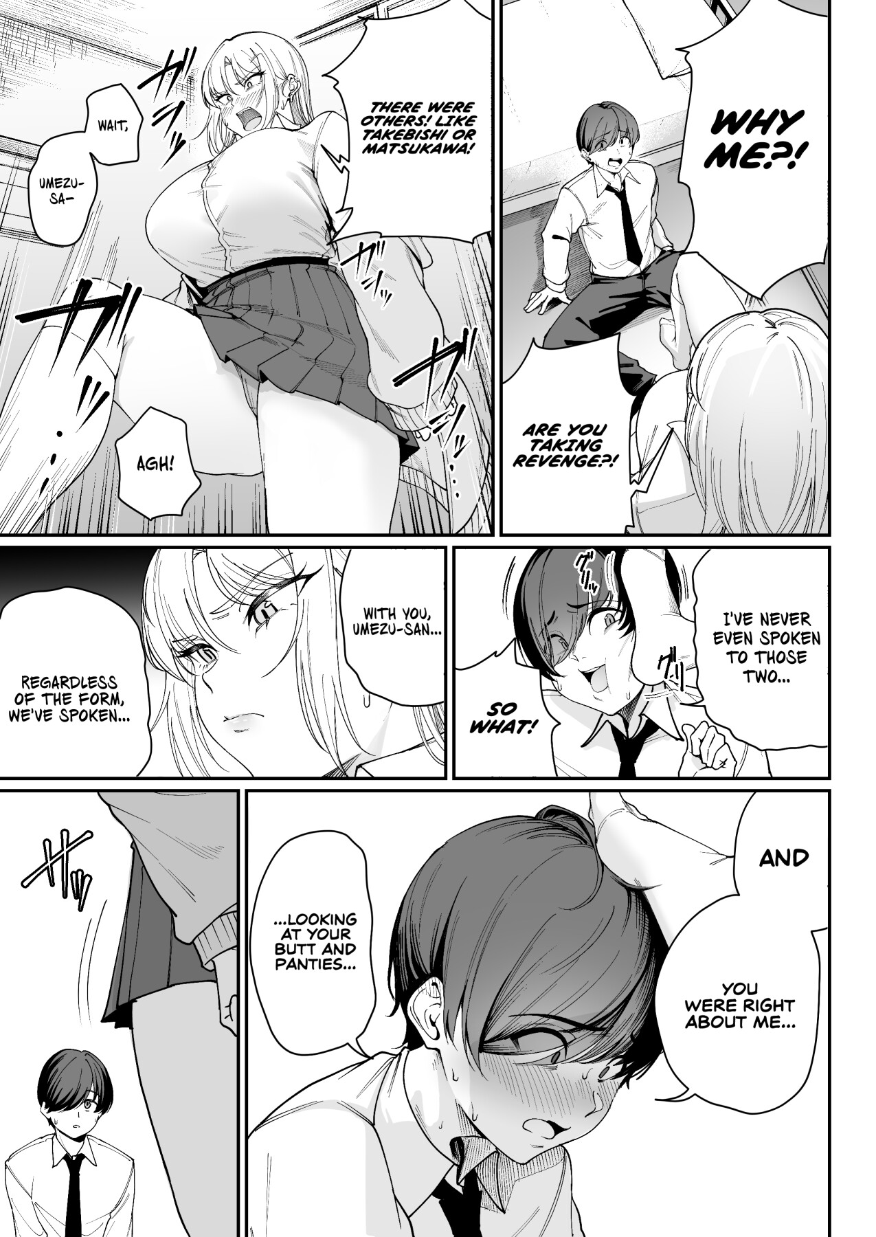 Hentai Manga Comic-Now That I'm a 'Special Treatment' Student, I'll Choose the Ill-natured Gyaru! -Umezu-san, Who Always Puts Her Ass on My Desk--Read-12